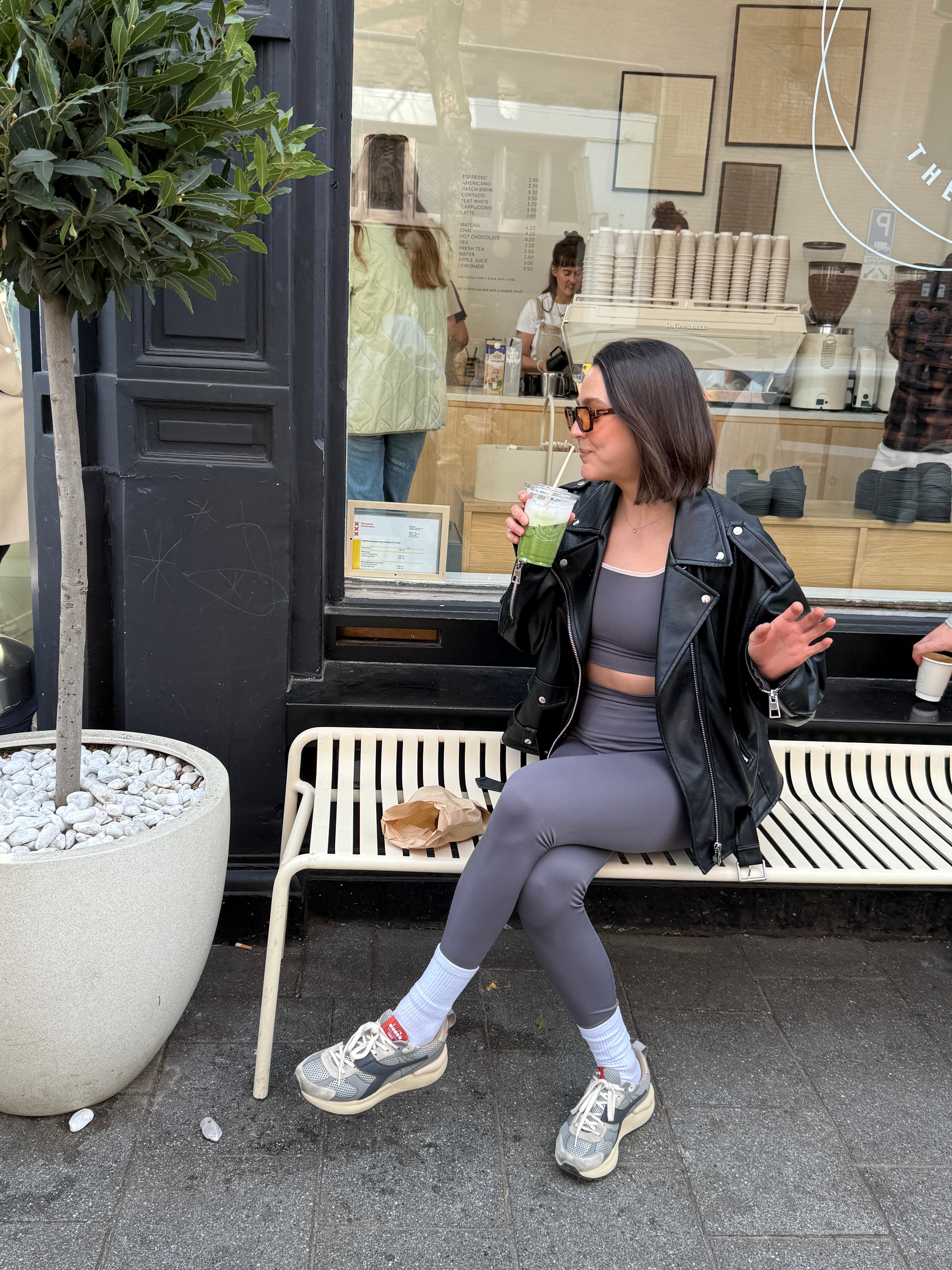 Sophia Grey Leggings