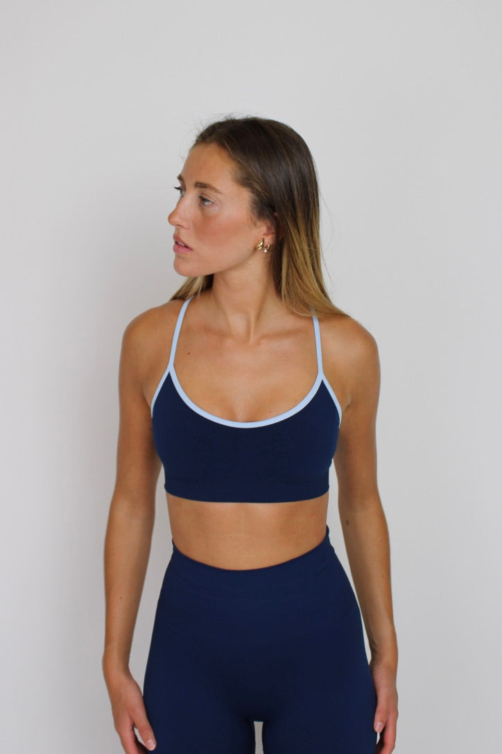 Sujetador deportivo Serena azul para mujer – Etereo House
