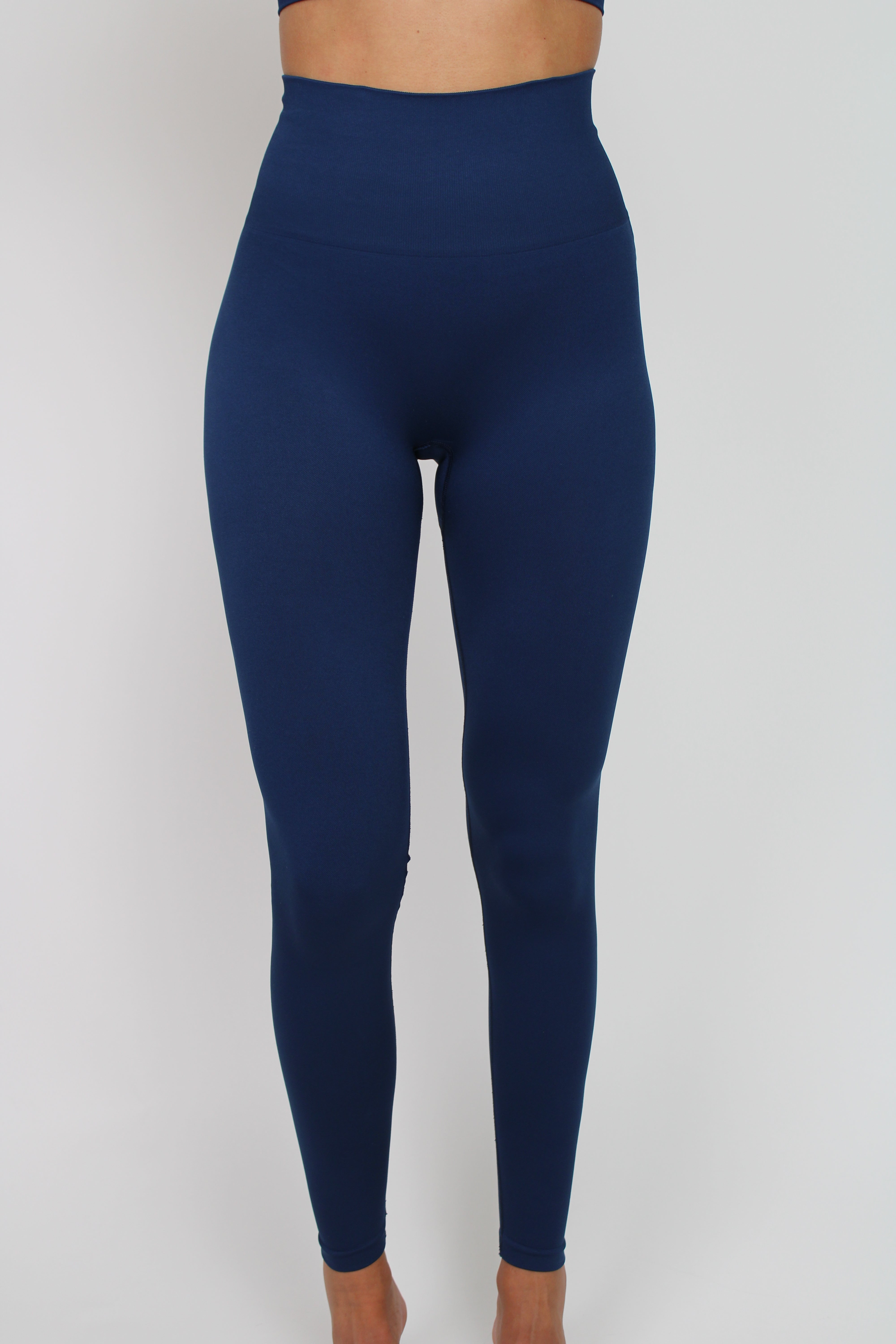 Legging deportivo seamless Sophia azul para mujer – puesto – Etereo House