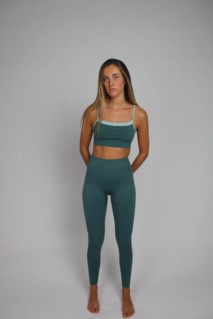 Legging deportivo seamless Sophia verde para mujer – Etereo House