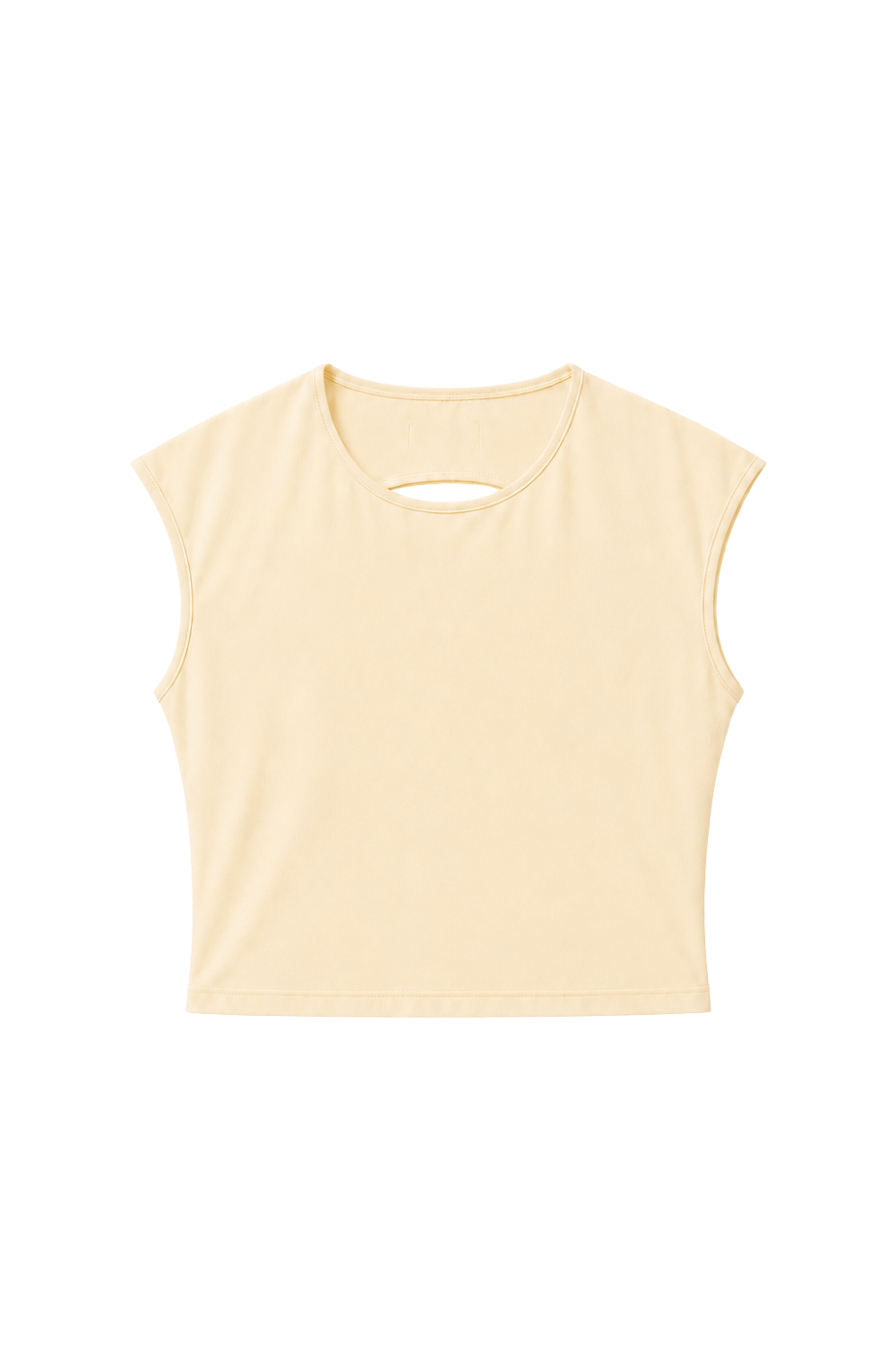 Top deportivo Aina amarillo para mujer – producto vista delantera - Etereo House