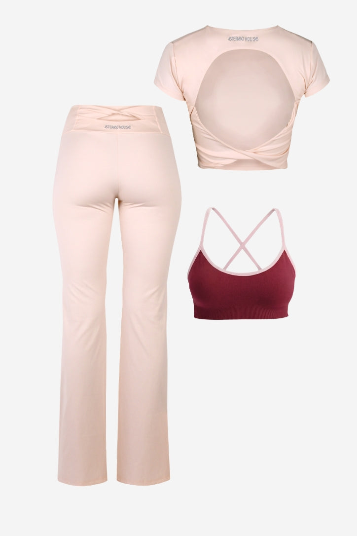 Flow Set Pink & Burgundy