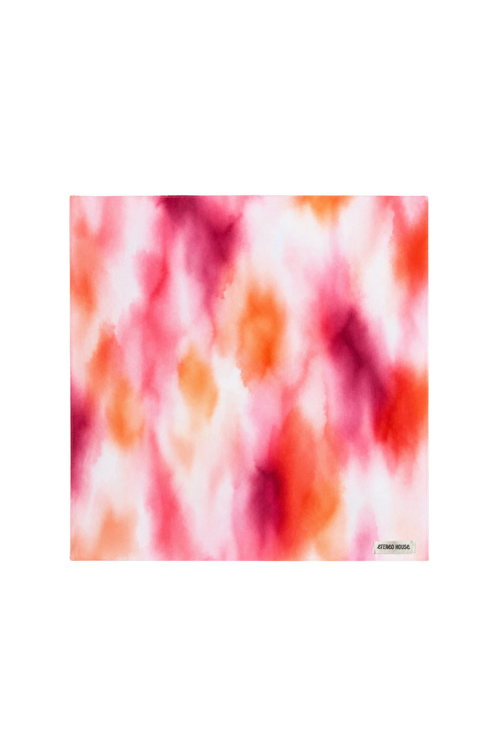 Bandana deportiva estampada Sunset en tonos rosa, fucsia y naranja - producto - Etereo House.