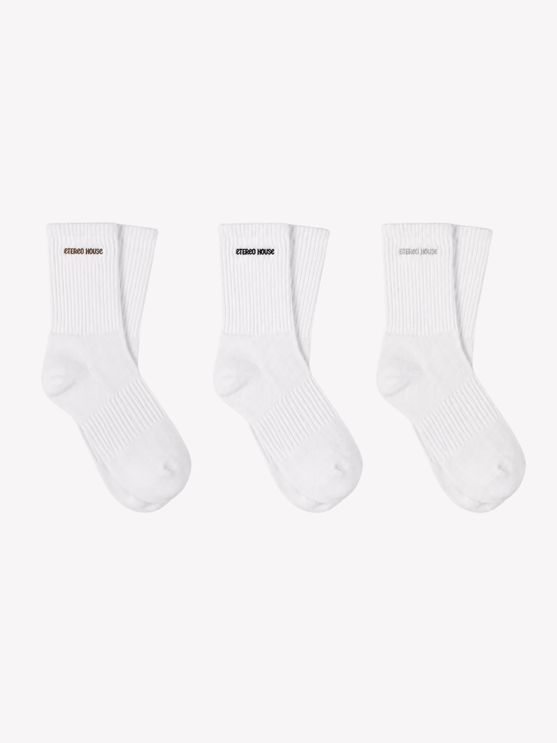 Pack de 3 Calcetines Regular Chocolate