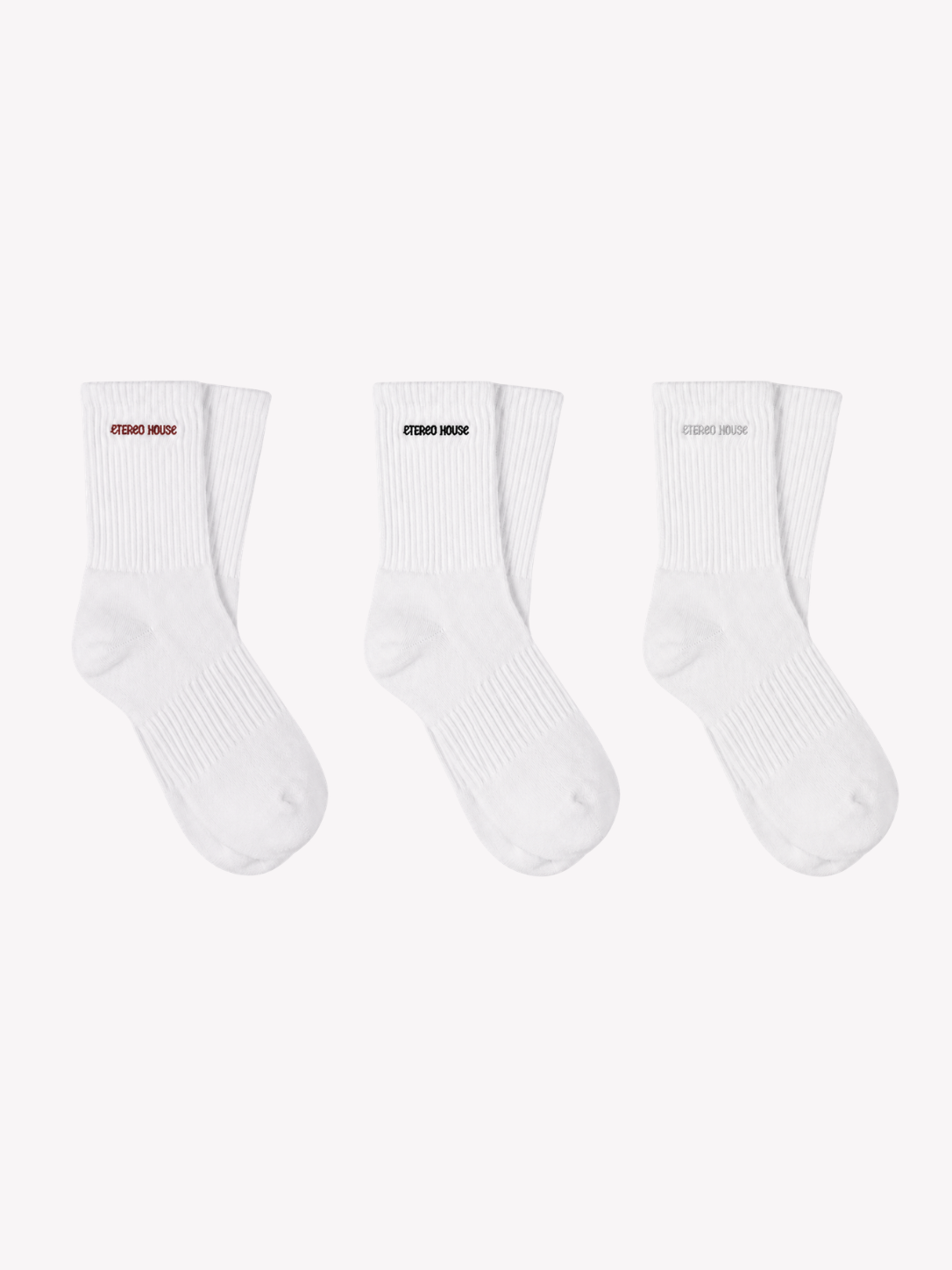 Pack de 3 Calcetines Regular Vino