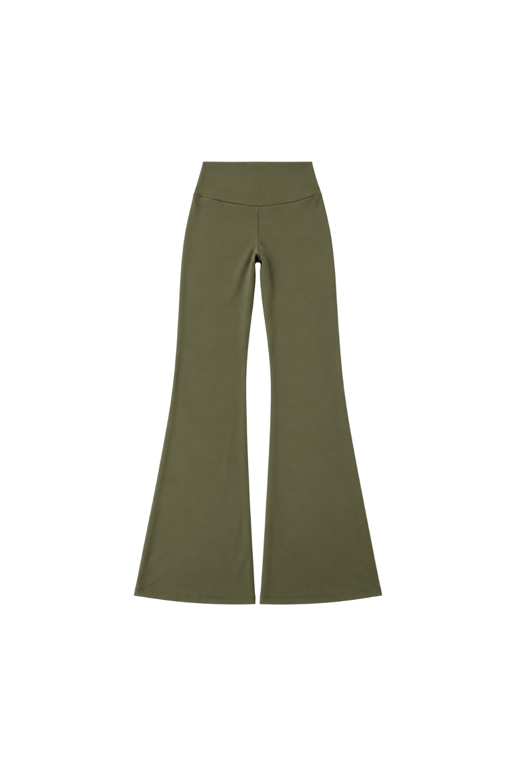 Legging deportivo acampanado Aurora caqui para mujer – foto producto– Etereo House