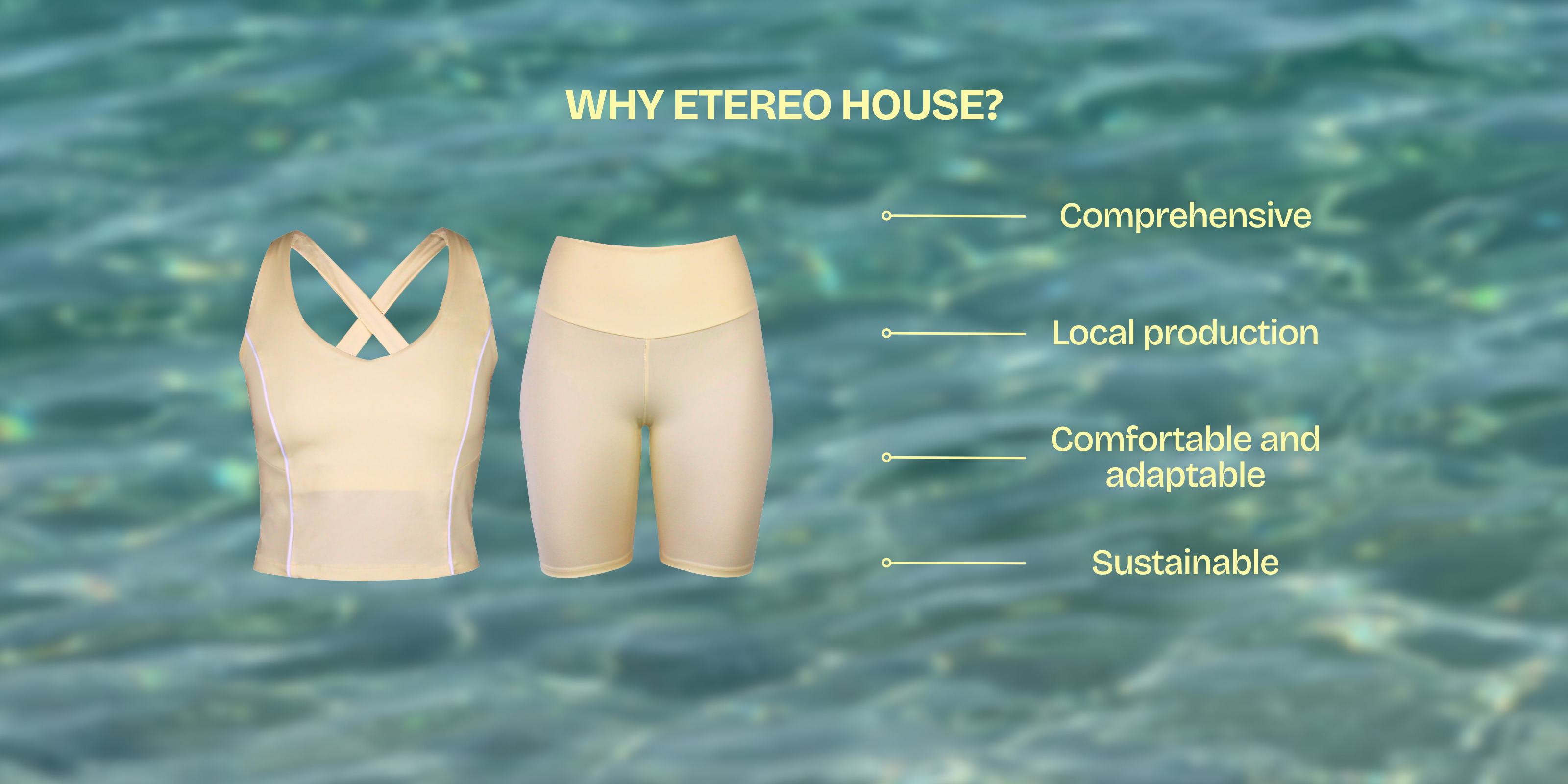 sustainable athletic fabric texture comprehesive,  local production, comfortable and adaptable