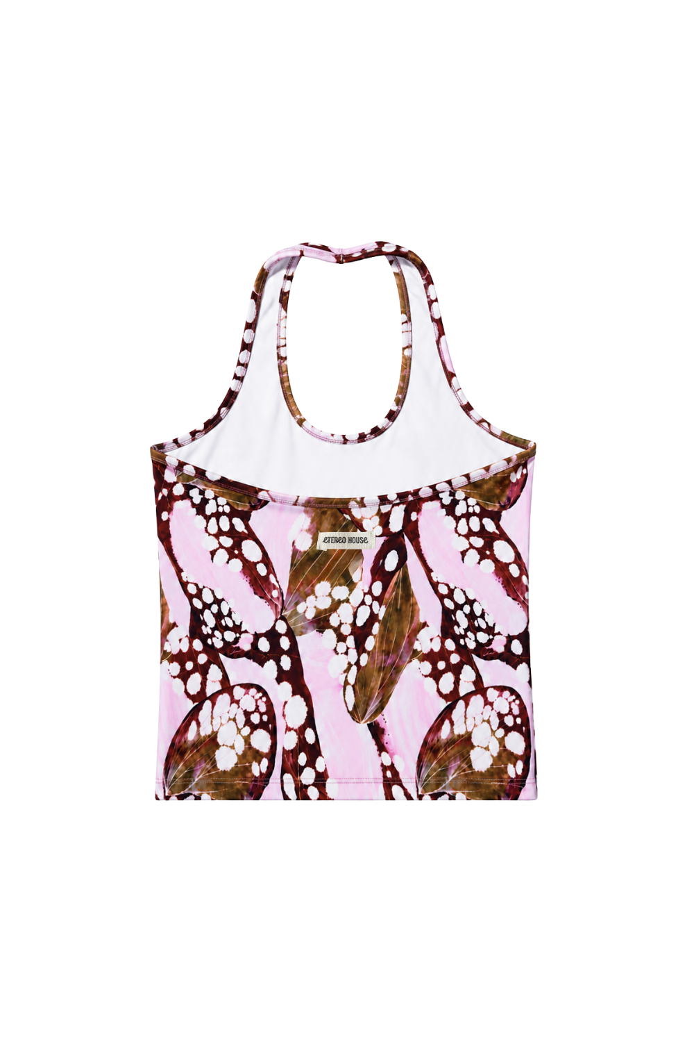 Top deportivo Luna Butterfly para mujer – producto vista trasera – Etereo House